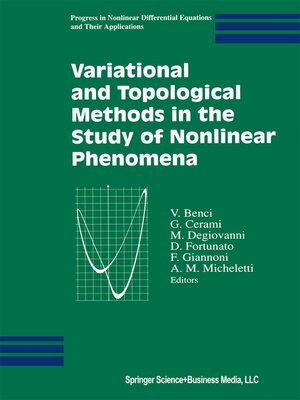 cover image of Variational and Topological Methods in the Study of Nonlinear Phenomena
